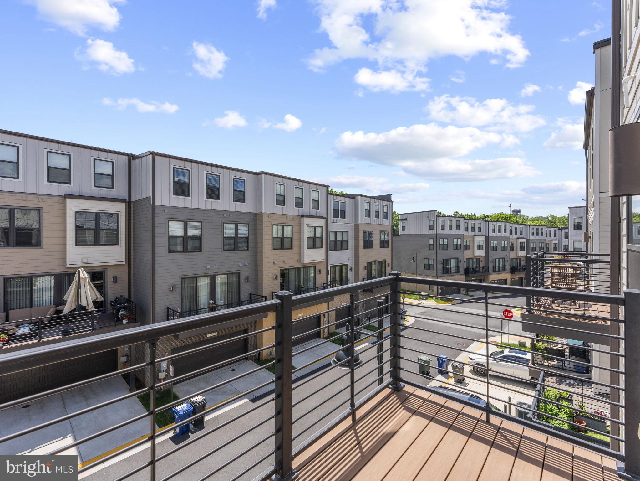 1616 Bandit Loop, Unit 10B Reston, VA 20190 - Photo 23 of 24 a view of balcony with city view