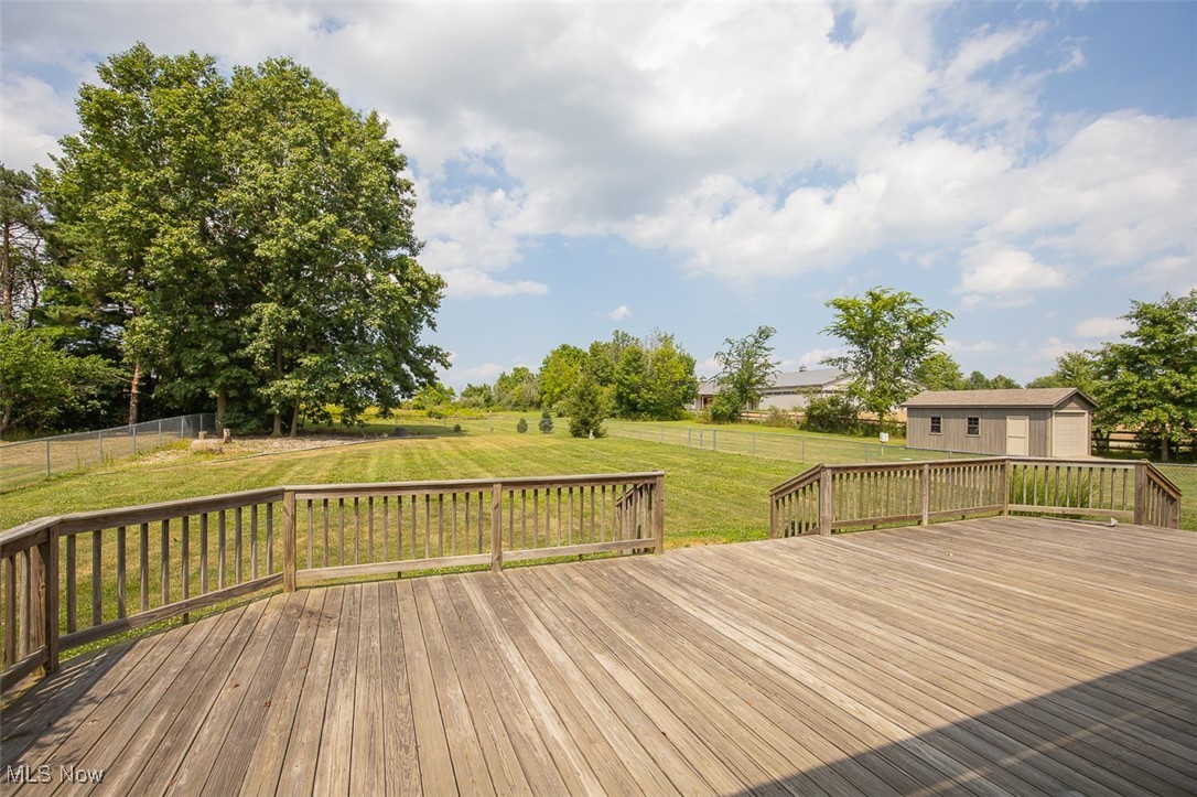 9155 Shank Road Litchfield, OH 44253 - Photo 44 of 47 Wooden deck