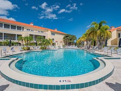 5075 Harmony Circle, Unit 302 Vero Beach, FL 32967 - Photo 27 of 32 a view of outdoor space yard deck and patio