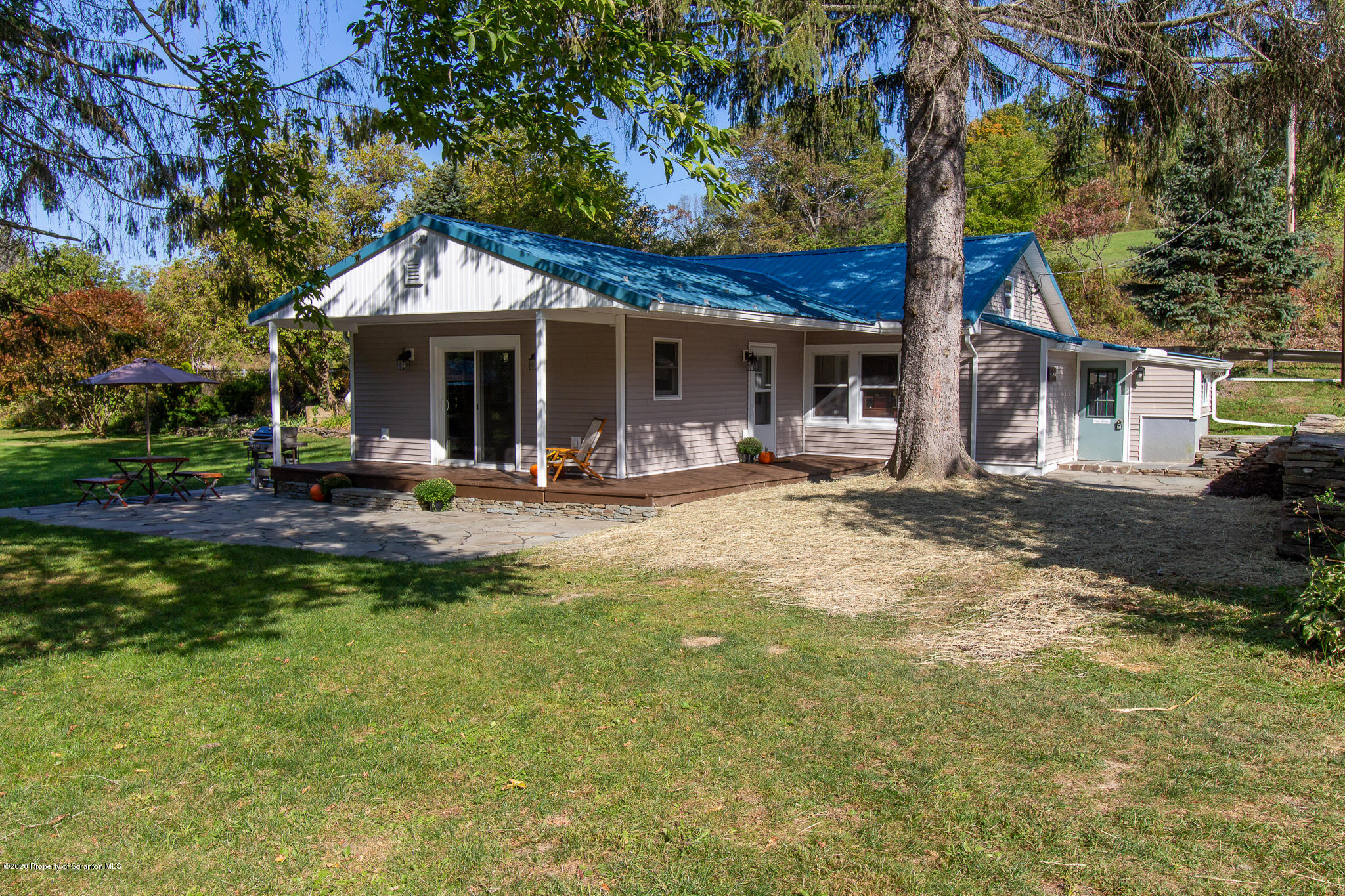 511 Meshoppen Creek Road Meshoppen, PA 18630 - Photo 28 of 30 a front view of a house with garden