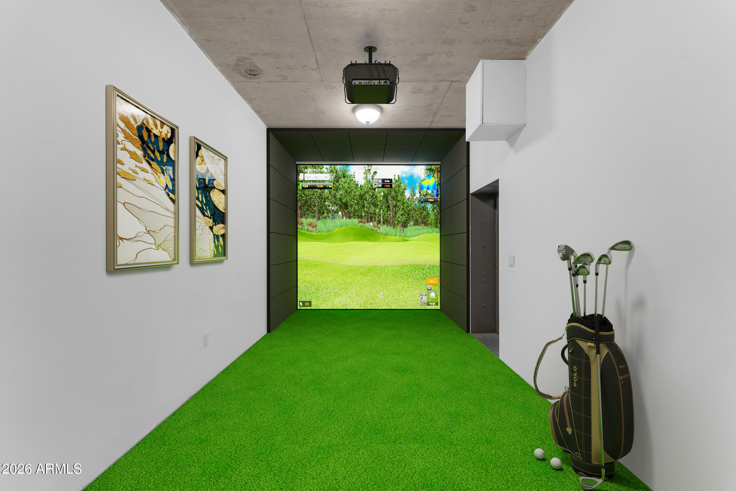4937 East Rockridge Road Phoenix, AZ 85018 - Photo 124 of 142 329_golf simulator room_final