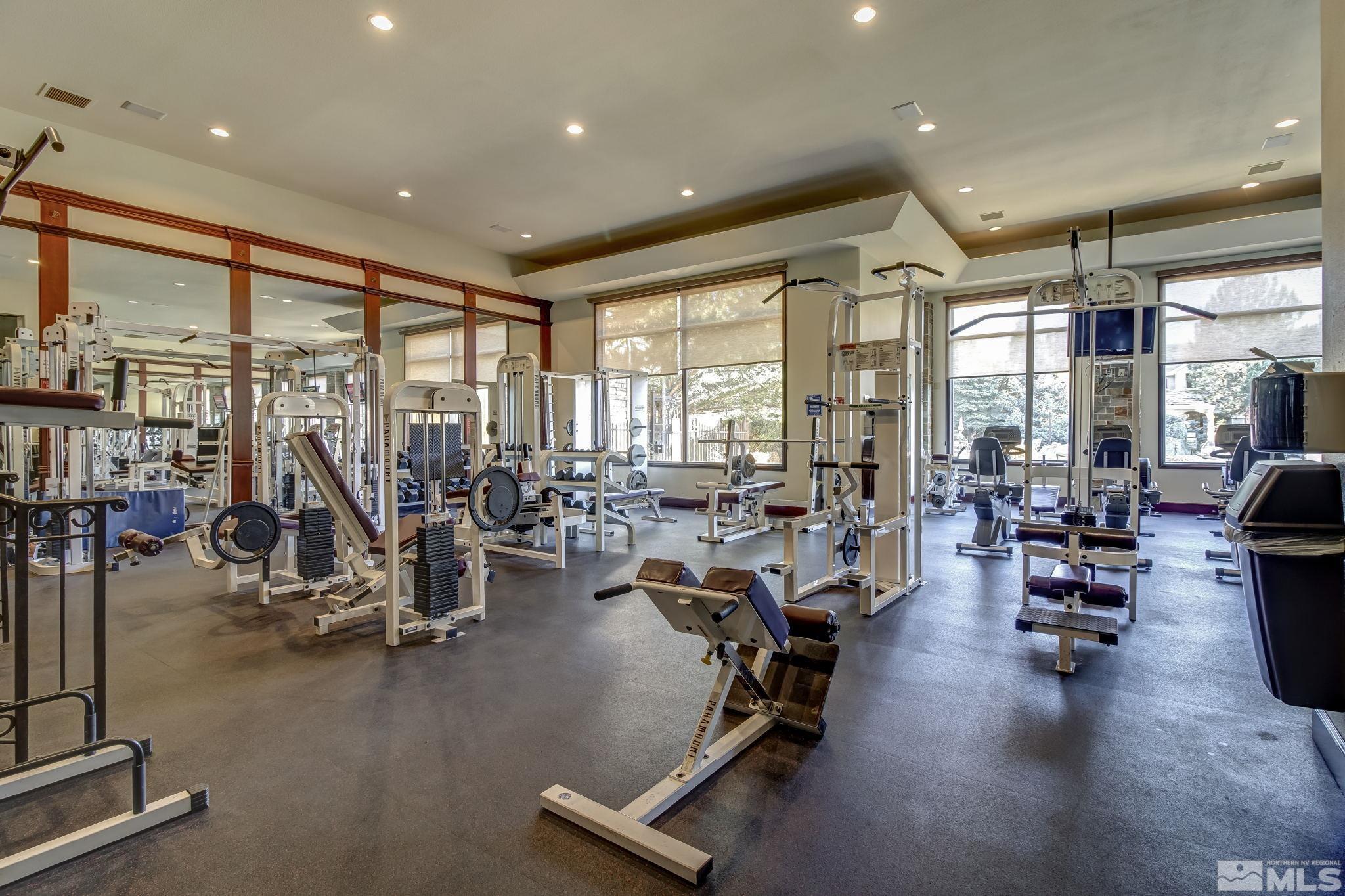 900 South Meadows Parkway, Unit 321 Reno, NV 89521 - Photo 31 of 40 a view of a room with gym equipment