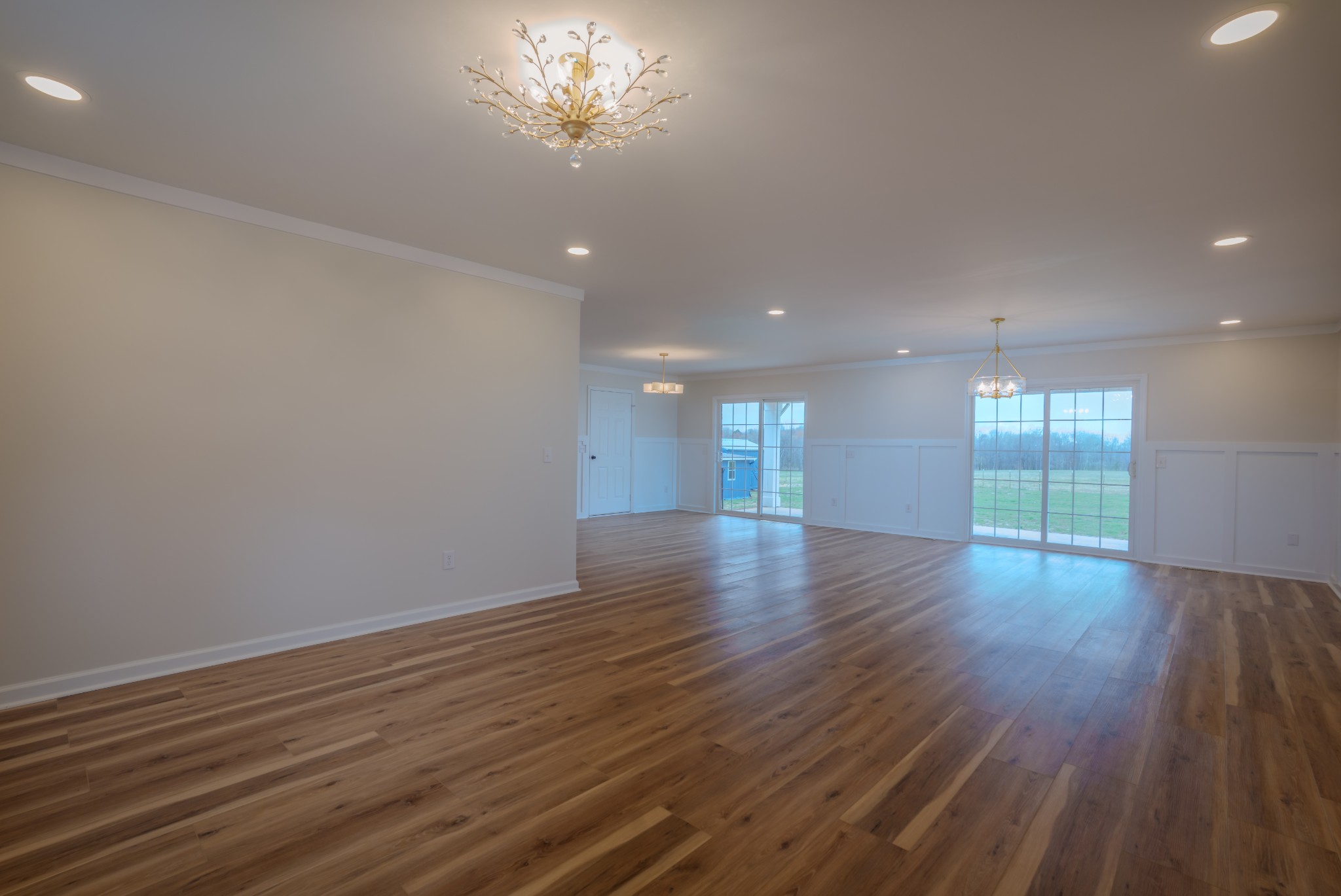 105 Peppertown Road Loretto, TN 38469 - Photo 9 of 37 a view of empty room with wooden floor and fan