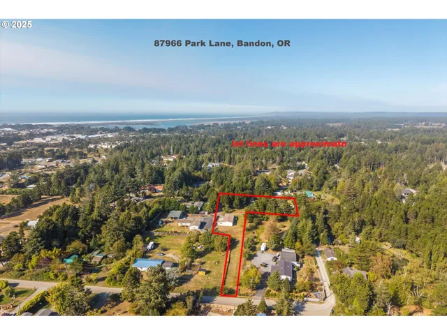 a view of a swimming pool and an outdoor space