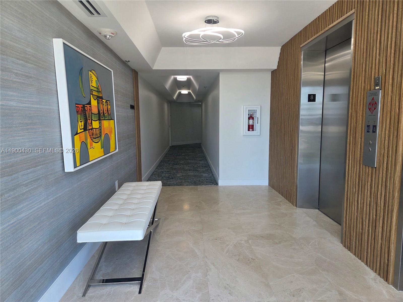 5880 Collins Avenue, Unit 806 Miami Beach, FL 33140 - Photo 22 of 30 Hallway 8th floor
