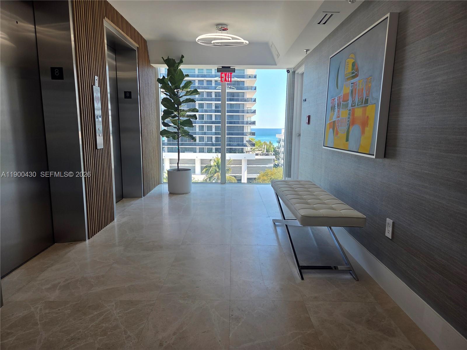 5880 Collins Avenue, Unit 806 Miami Beach, FL 33140 - Photo 24 of 30 Hallway 8th floor