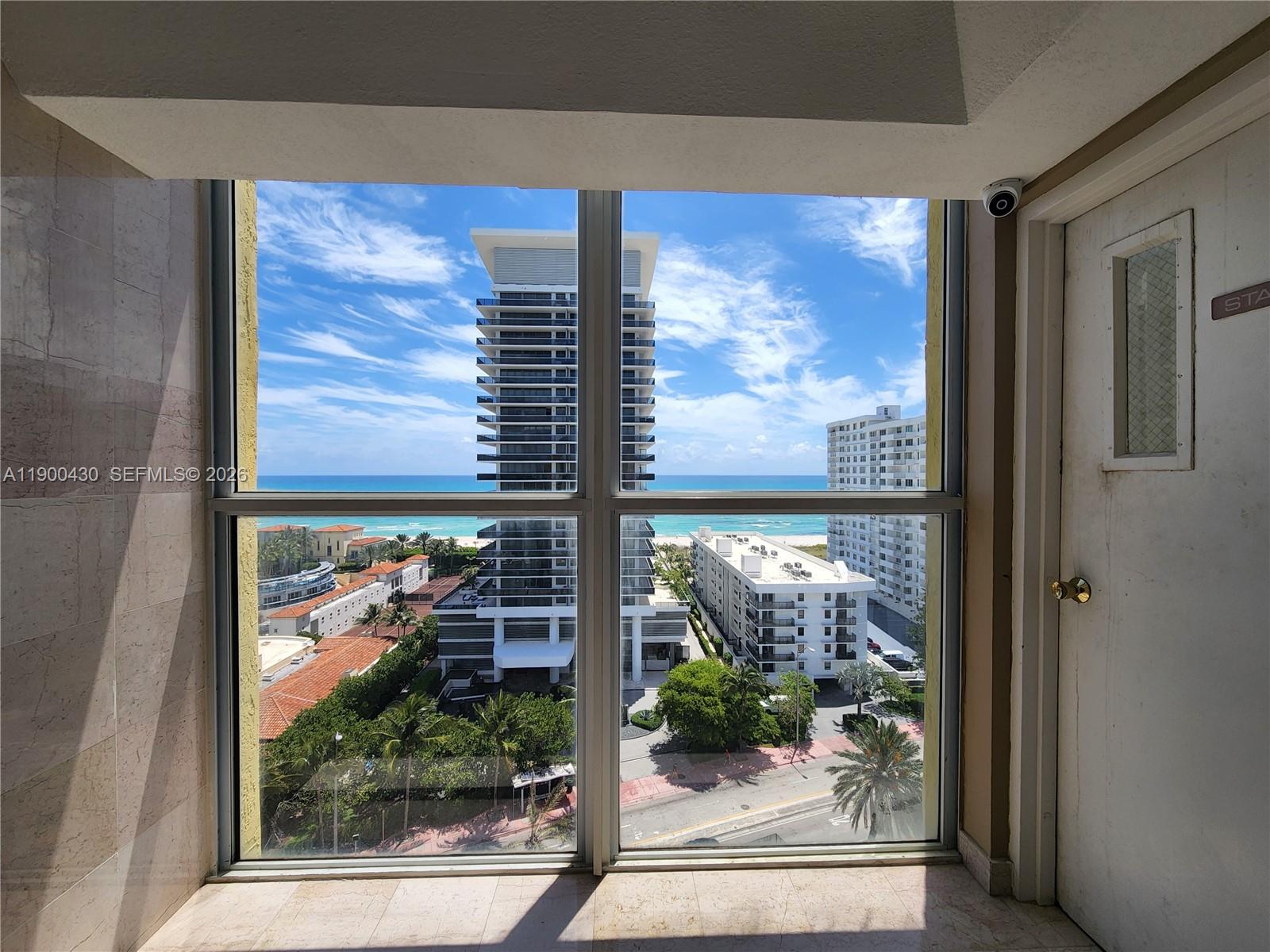 5880 Collins Avenue, Unit 806 Miami Beach, FL 33140 - Photo 25 of 30 View from 8th floor hallway
