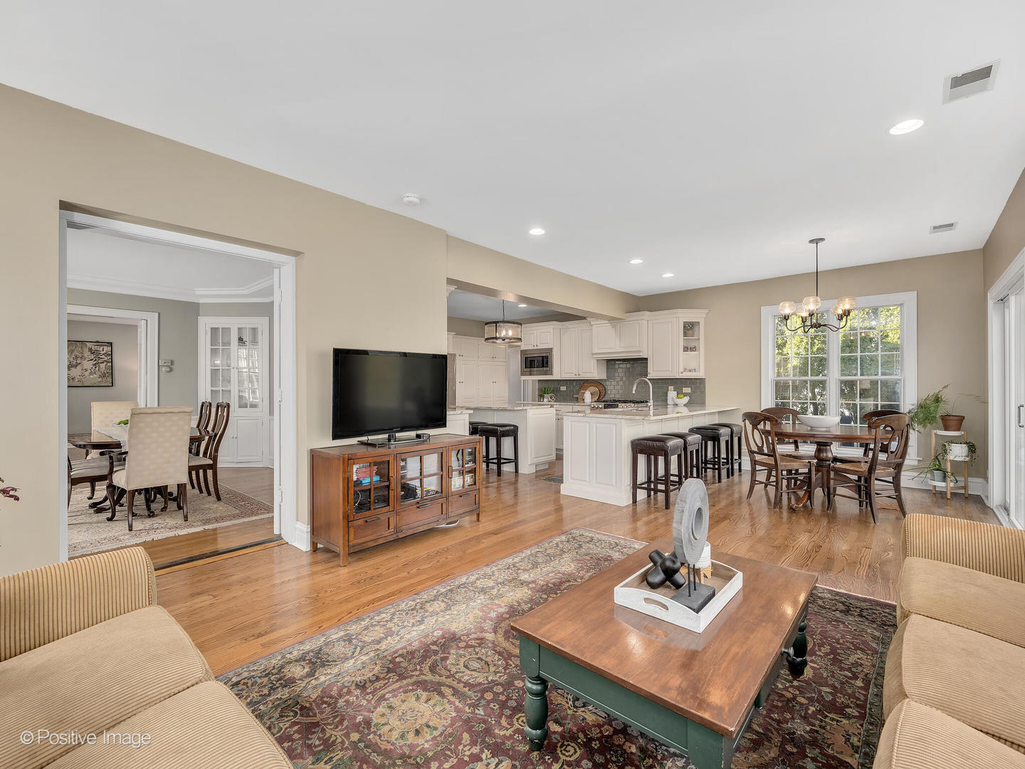 207 Ravine Road Hinsdale, IL 60521 - Photo 12 of 35 a living room with furniture and a flat screen tv