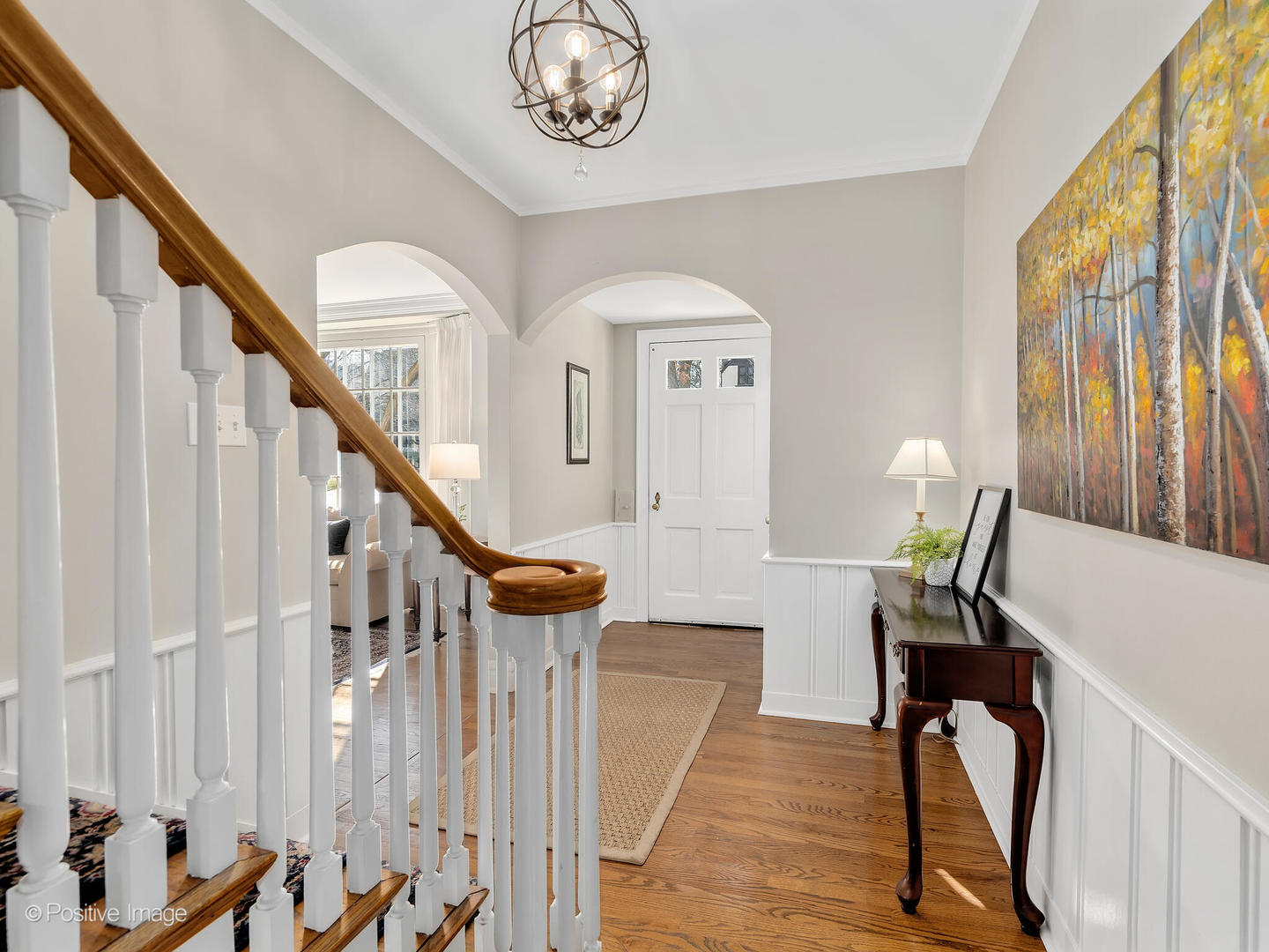 207 Ravine Road Hinsdale, IL 60521 - Photo 17 of 35 a view of hall way with furniture and stairs