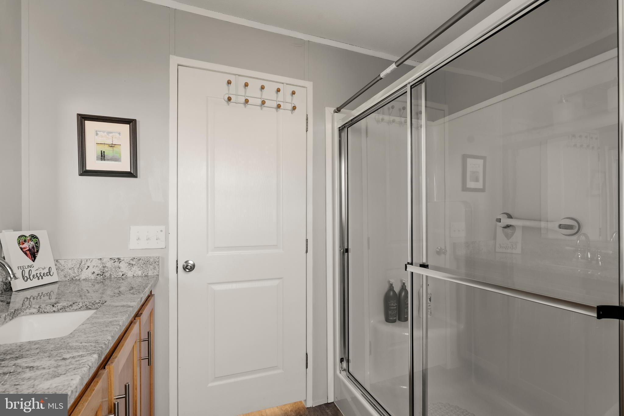 26 Ruth Drive Gordonville, PA 17529 - Photo 14 of 29 a bathroom with a granite countertop sink mirror and shower