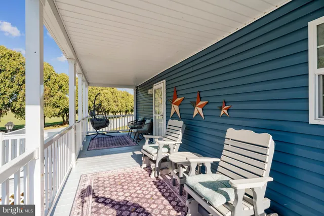 a outdoor space with chairs