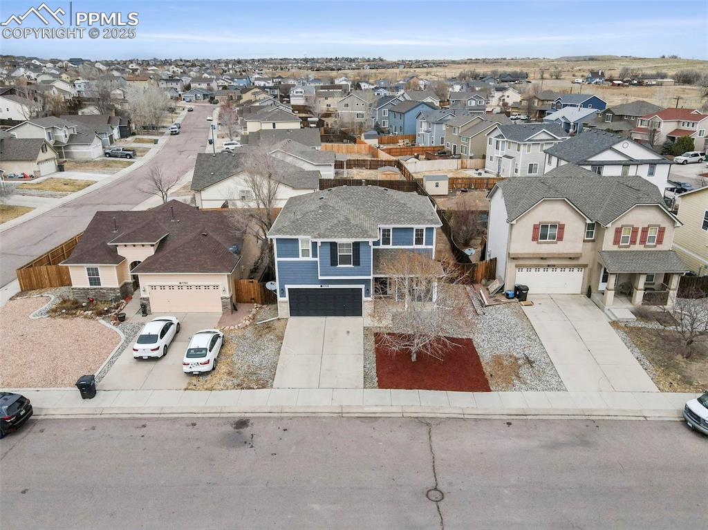 7710 Sistine Lane Fountain, CO 80817 - Photo 17 of 33 an aerial view of residential houses