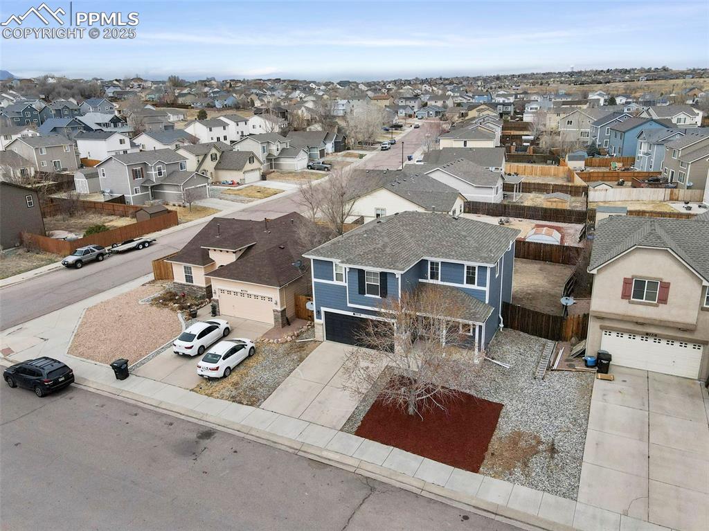 7710 Sistine Lane Fountain, CO 80817 - Photo 18 of 33 an aerial view of a house with parking space