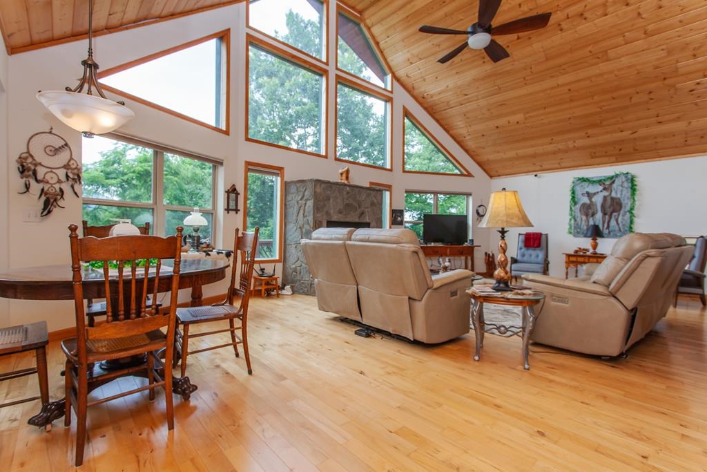 164 Freedom Pass Drive Murphy, NC 28906 - Photo 59 of 65 a living room with furniture and a large window