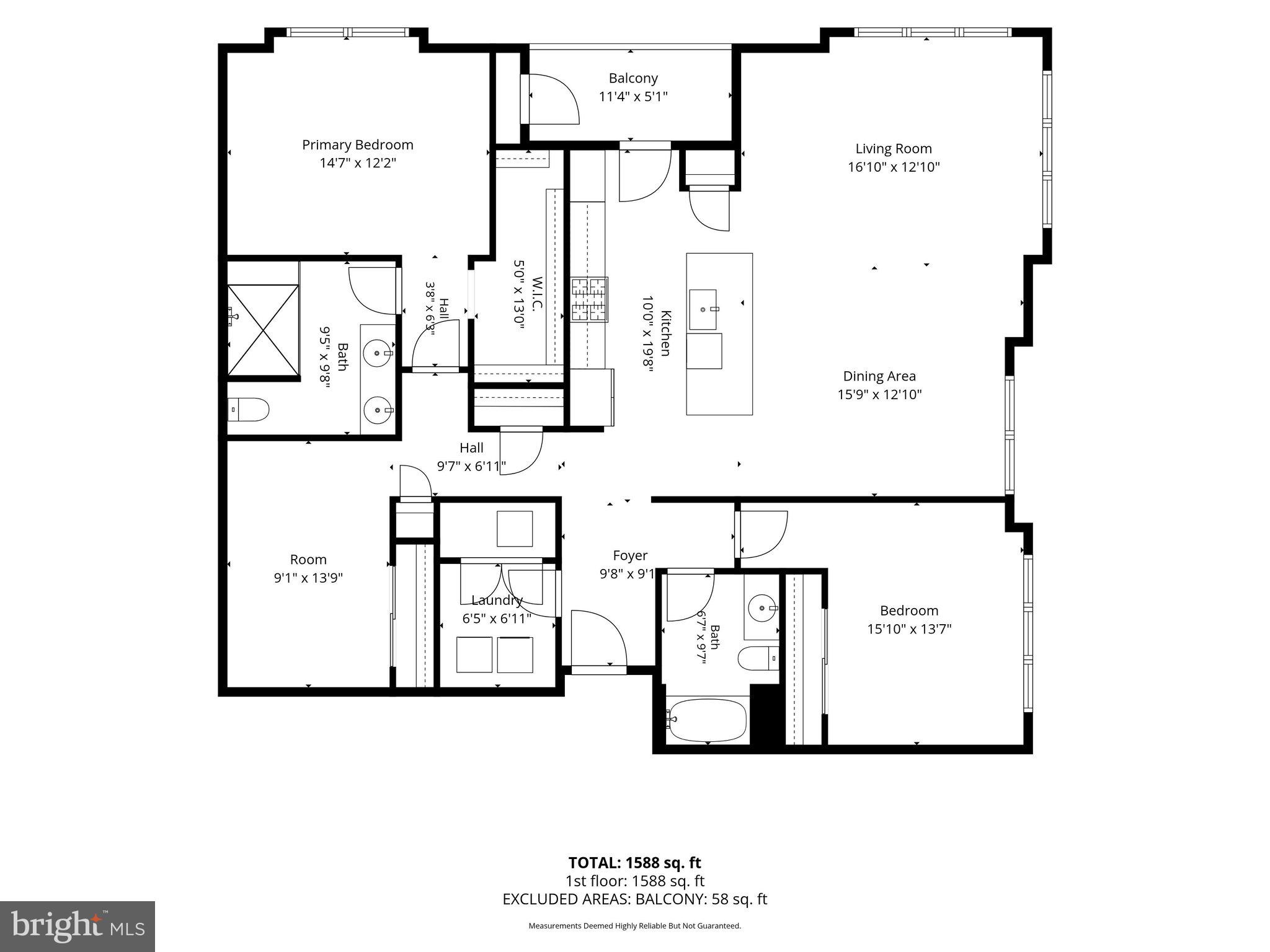 11200 Reston Station Boulevard, Unit 208 Reston, VA 20190 - Photo 61 of 61 Floor Plan