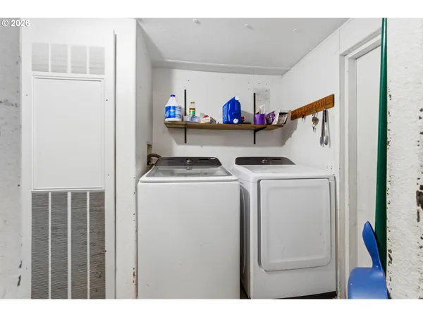 a room with storage and utility