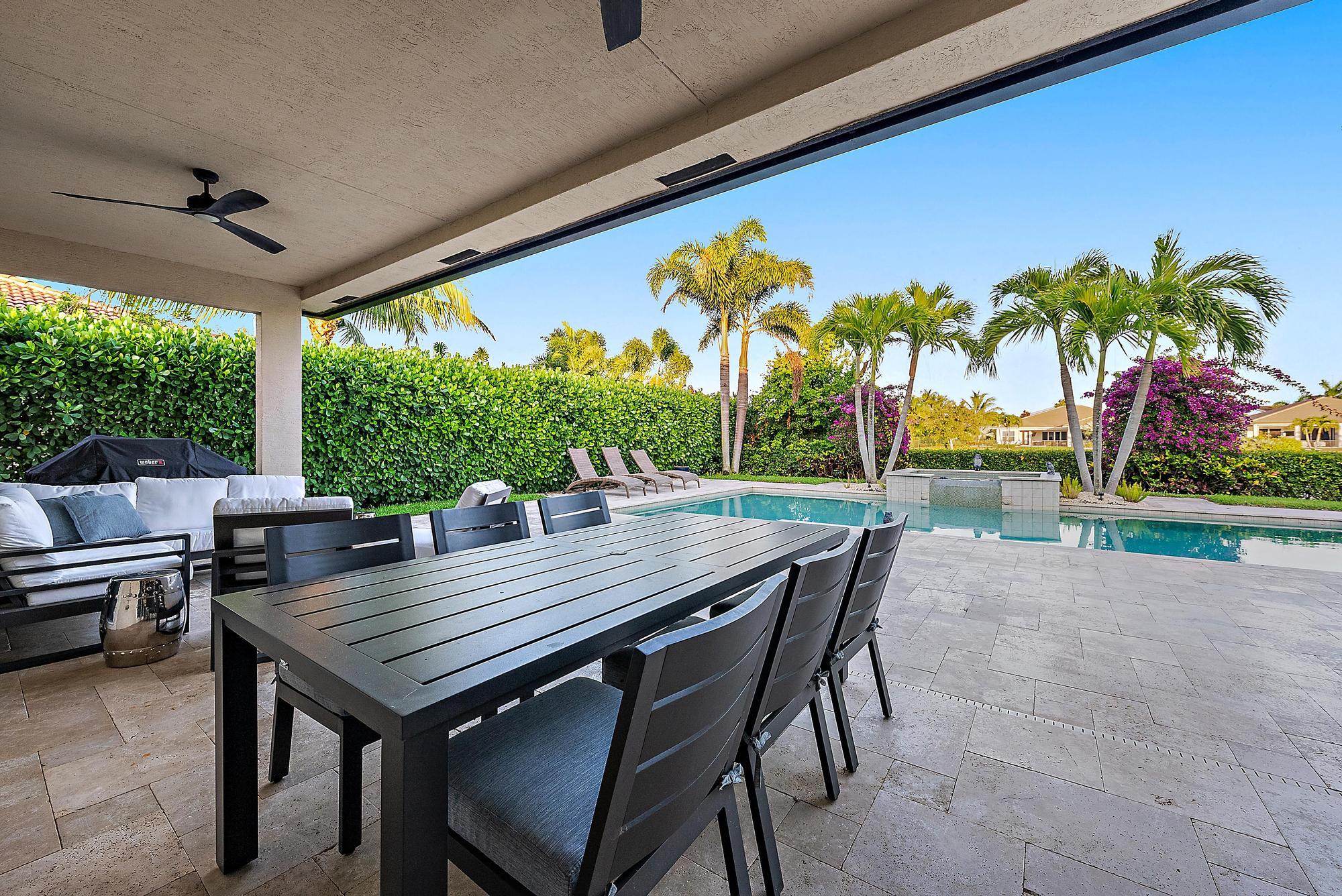 128 Casa Circle Jupiter, FL 33458 - Photo 45 of 78 Covered Lanai & Pool