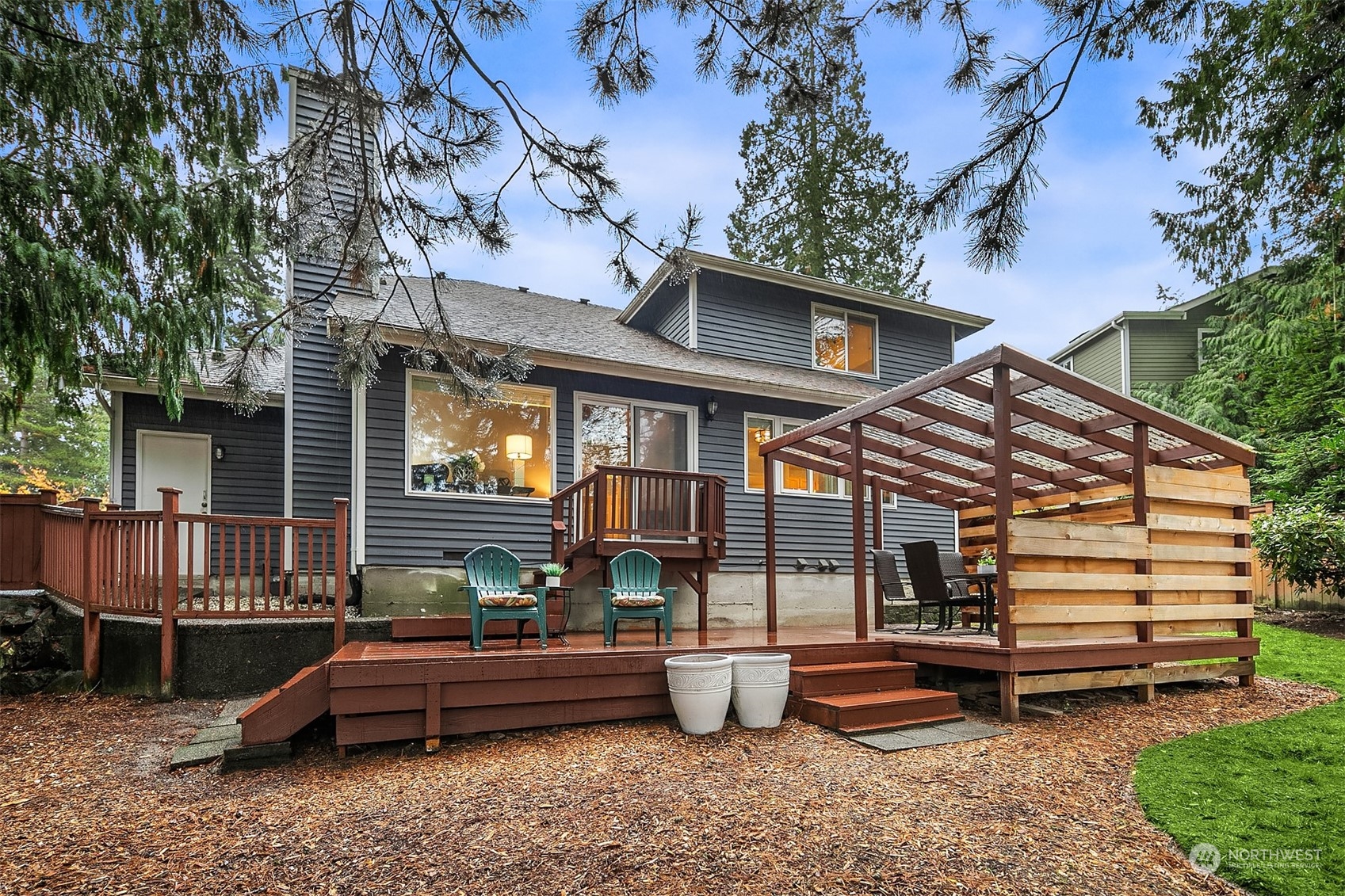 23122 20th Avenue Southeast Bothell, WA 98021 - Photo 33 of 35 a backyard of a house with barbeque oven and outdoor seating