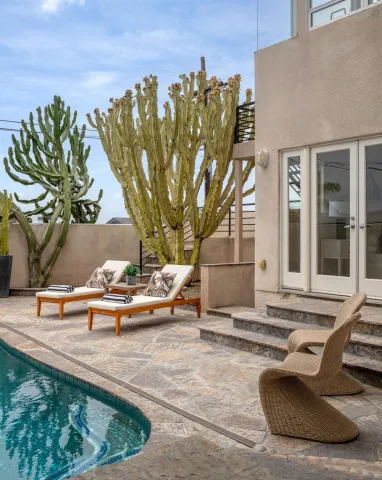 a view of a living room and a window