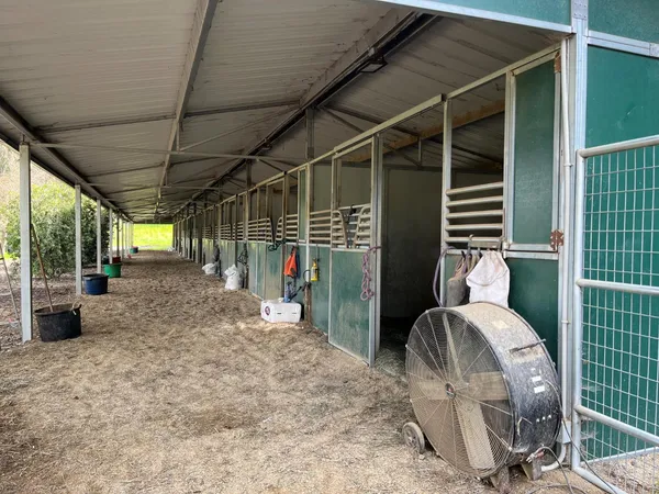 a view of a porch with furniture