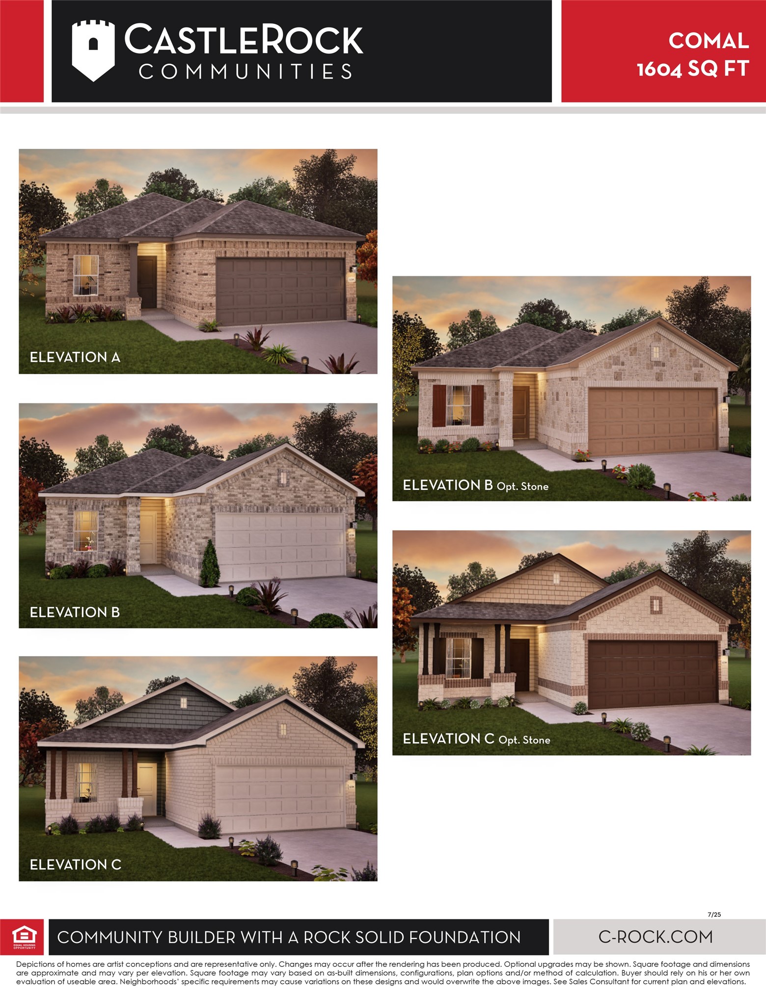 22218 Rome Breeze Drive Hockley, TX 77447 - Photo 22 of 34 1604 Comal Elevation Plan