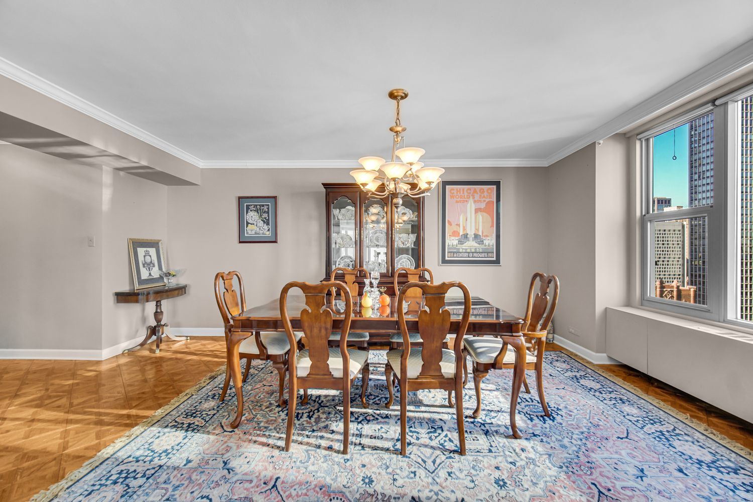 777 North Michigan Avenue, Unit 270002 Chicago, IL 60611 - Photo 18 of 24 a view of a dining room with furniture