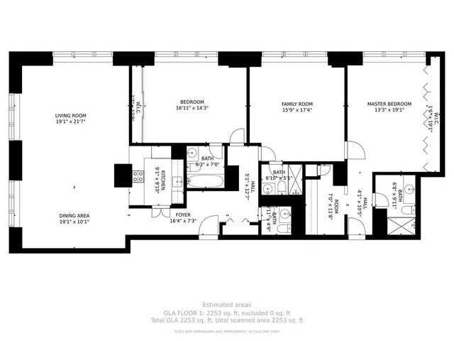 a picture of a rug with a white wall and sign