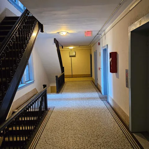 a view of an entryway door