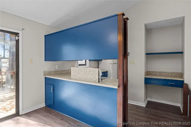 a picture of a room with a door