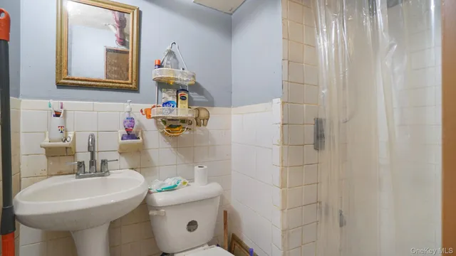 a bathroom with a toilet