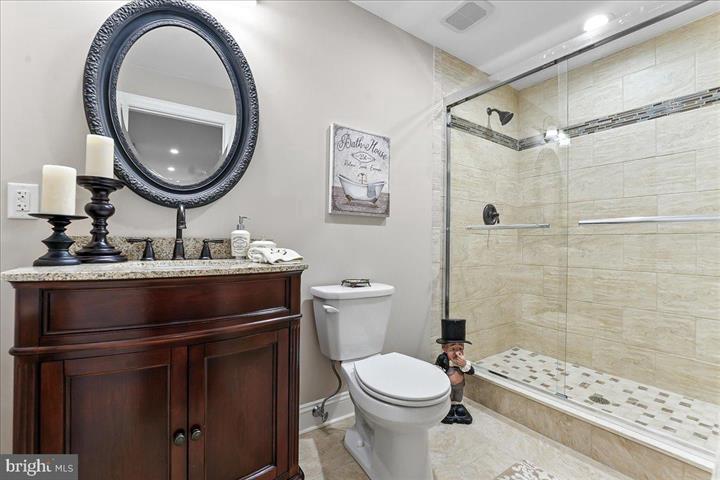 882 Shavertown Road Garnet Valley, PA 19060 - Photo 21 of 33 Lower Level Full Charming Bathroom