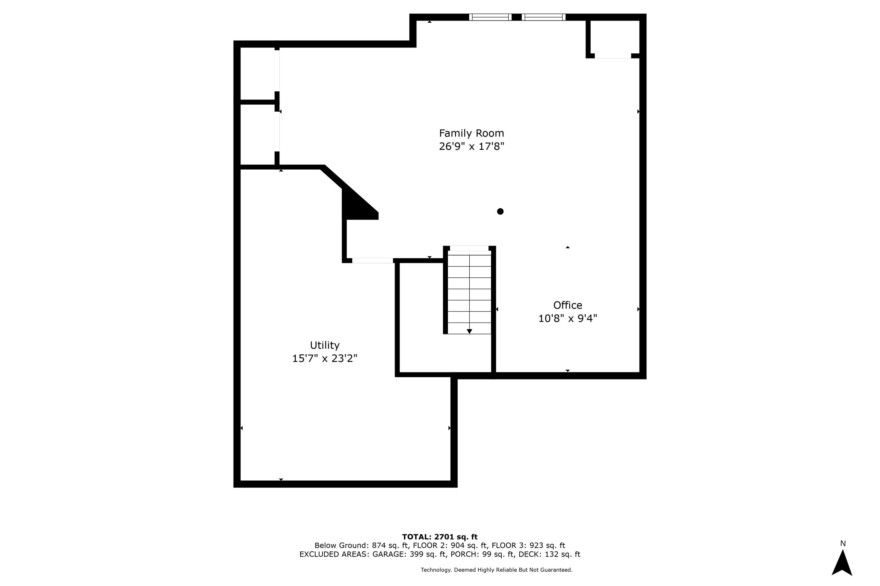 5432 Parkgrove Road Ann Arbor, MI 48103 - Photo 50 of 50 Basement floor plan