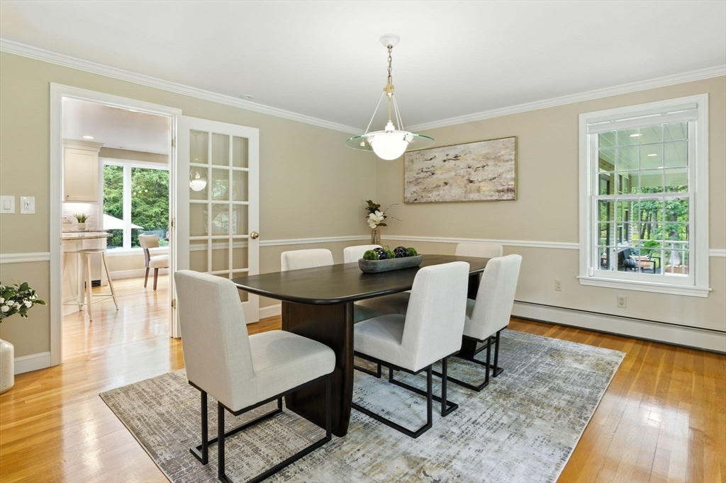 28 Janes Road Boxford, MA 01921 - Photo 24 of 41 a view of a dining room with furniture window and wooden floor