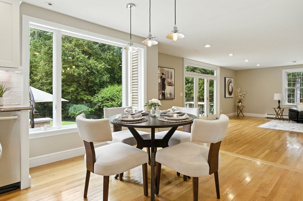 28 Janes Road Boxford, MA 01921 - Photo 25 of 41 a view of a dining room with furniture window and outside view
