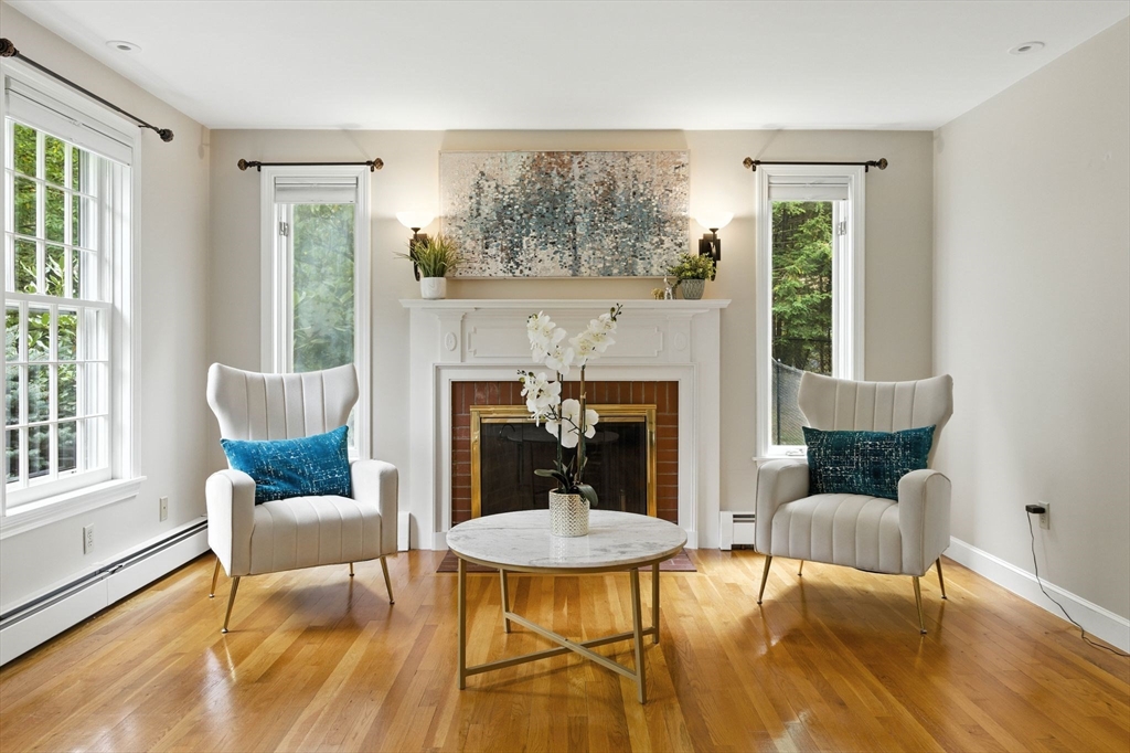 28 Janes Road Boxford, MA 01921 - Photo 4 of 41 a living room with furniture and a fireplace