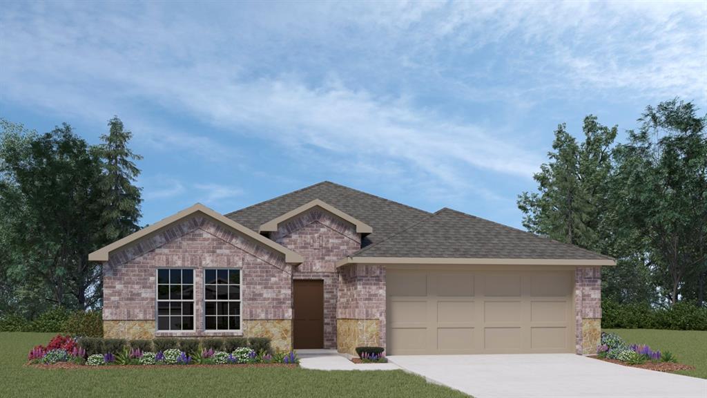 1105 Harston Trail Ferris, TX 75125 - Photo 2 of 3 front view of a house with a yard