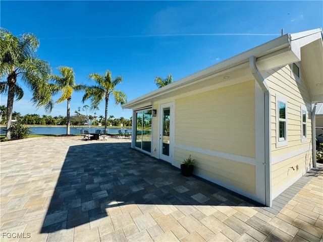 a view of outdoor space building and tree