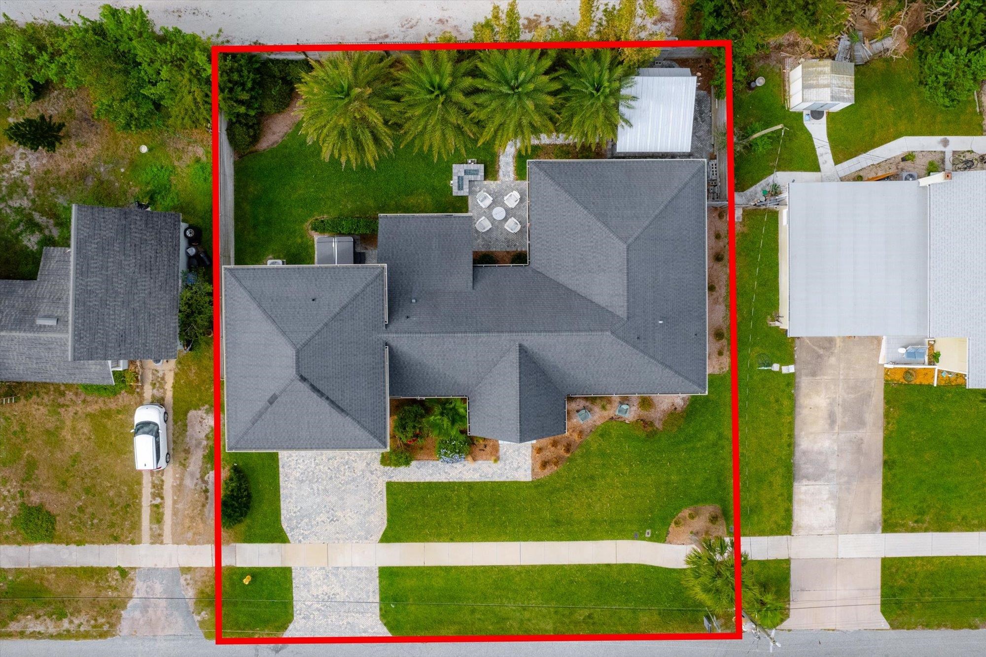 80 Ferrol Road St. Augustine, FL 32084 - Photo 53 of 61 a view of a house with fountain in front of it