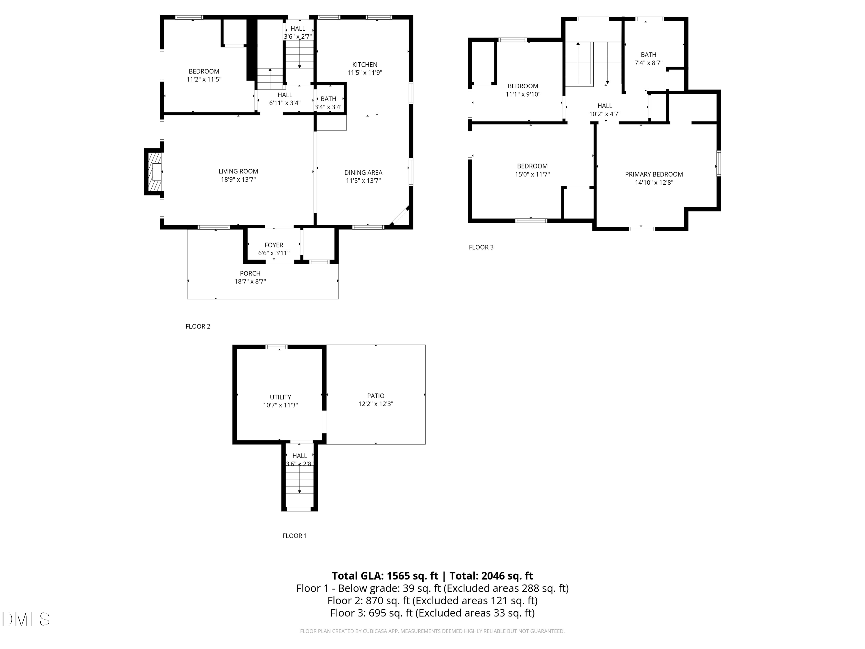 2707 North Roxboro Street Durham, NC 27704 - Photo 44 of 44 a picture of a room with windows
