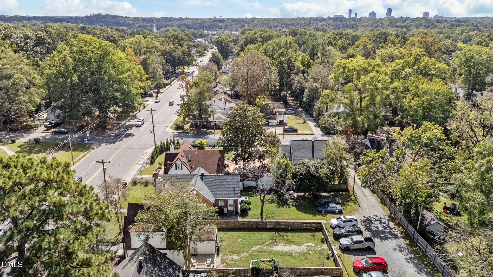 2707 North Roxboro Street Durham, NC 27704 - Photo 42 of 44 an aerial view of residential house with outdoor space