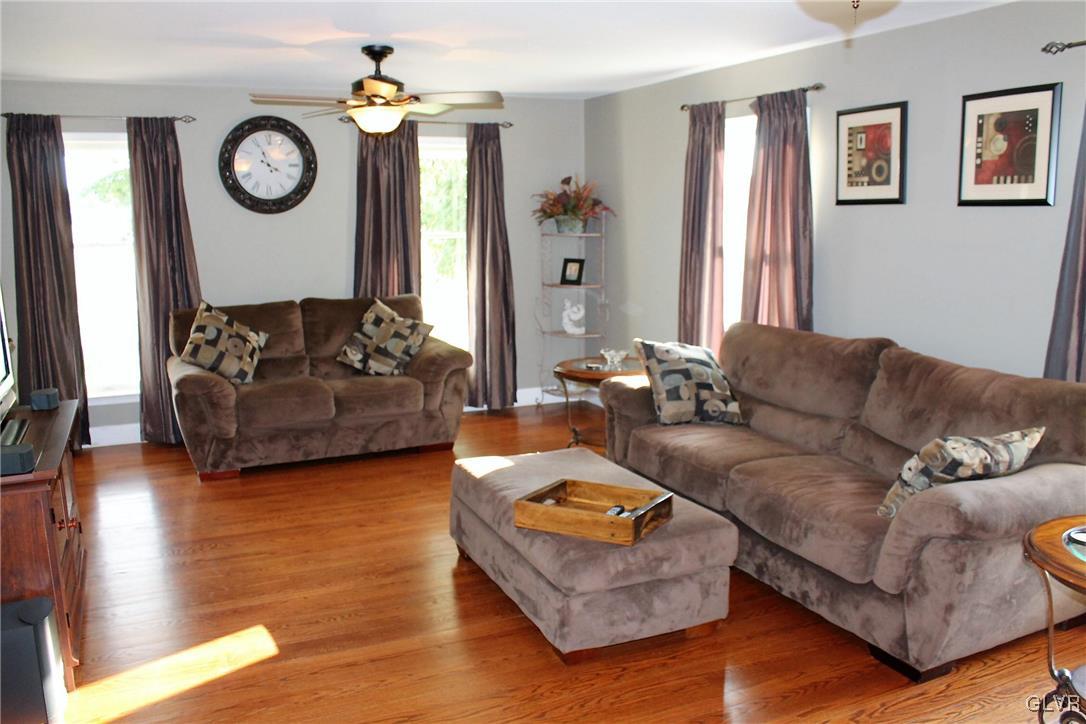 6435 Jacksonville Road Bath, PA 18014 - Photo 10 of 24 LIVING ROOM WITH HARDWOOD FLOORS