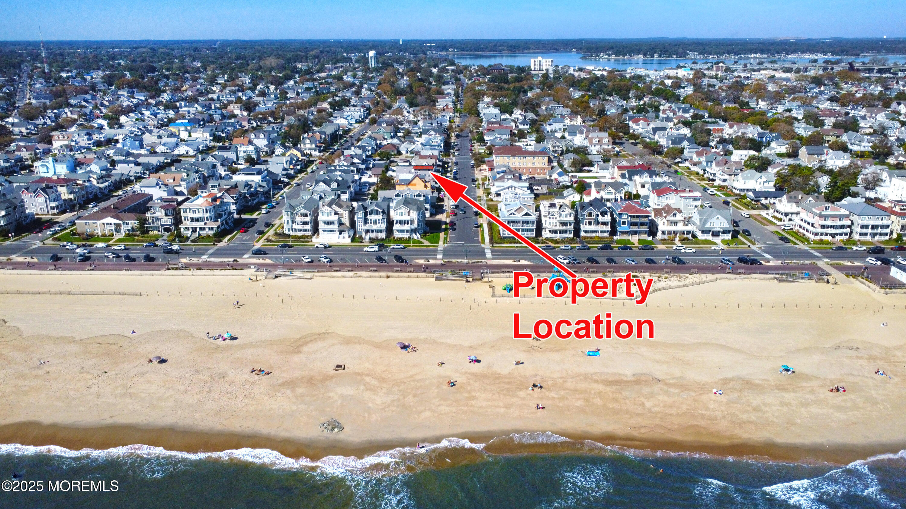 107 12th Avenue Belmar, NJ 07719 - Photo 3 of 12 an aerial view of beach and residential space