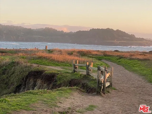 a view of lake and mountain