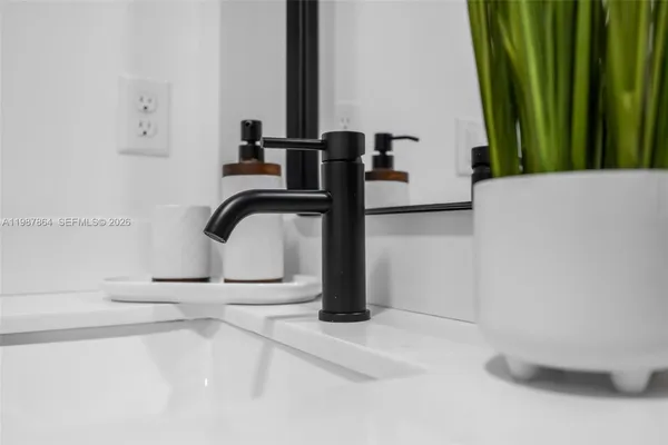 a bathroom with a sink