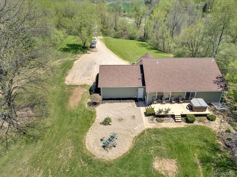 1853 Mitchell Lake Road Attica, MI 48412 - Photo 34 of 40 Rear Aerial View