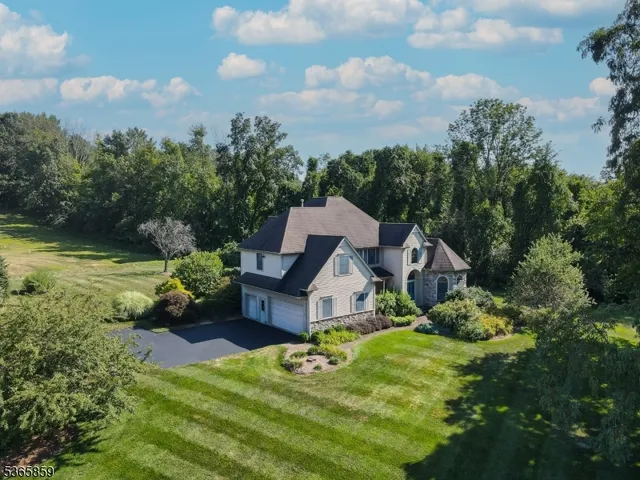 a front view of a house with garden bath tub and trees