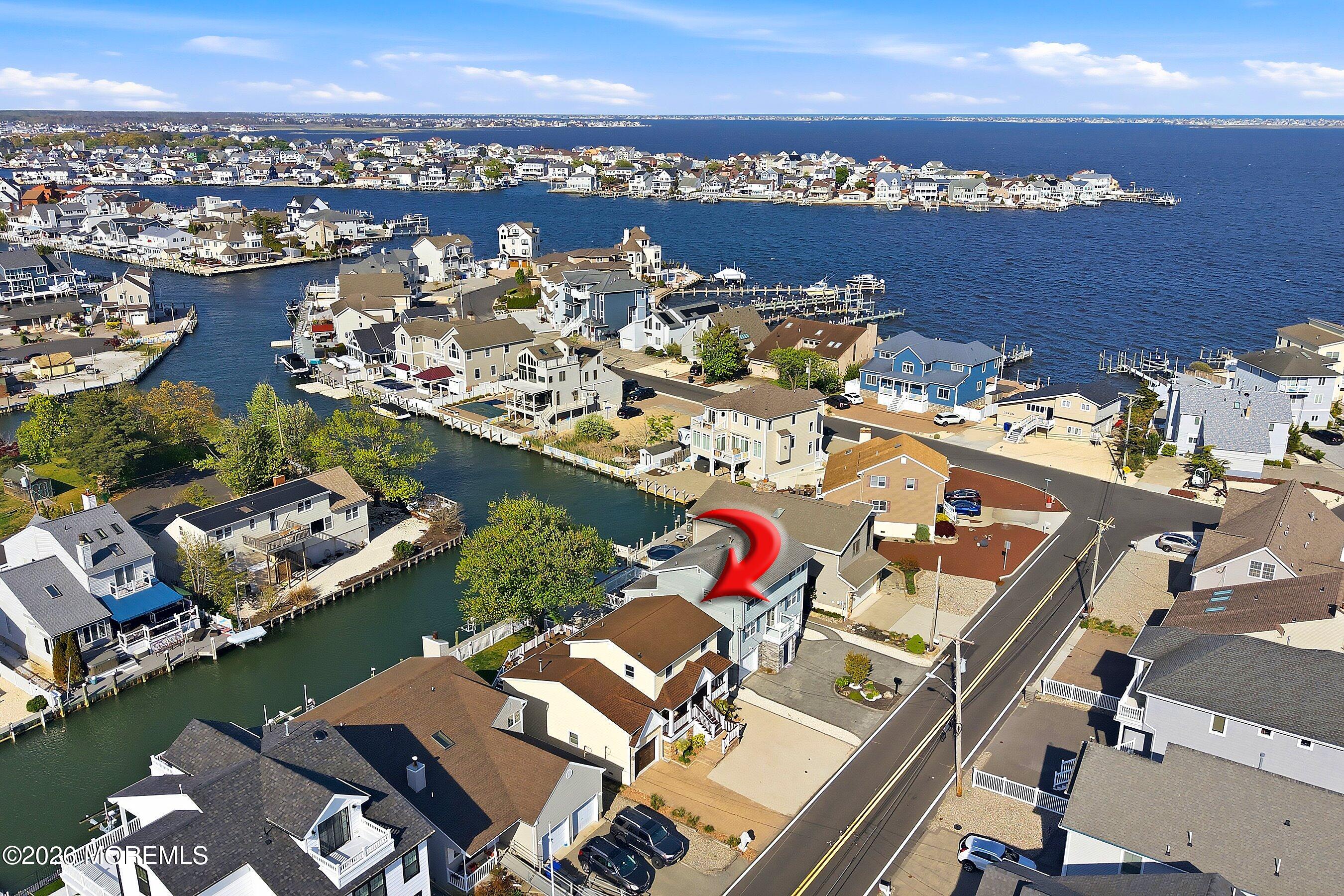 352 Silver Bay Road Toms River, NJ 08753 - Photo 40 of 43 04-Front Left Aerial ARROW