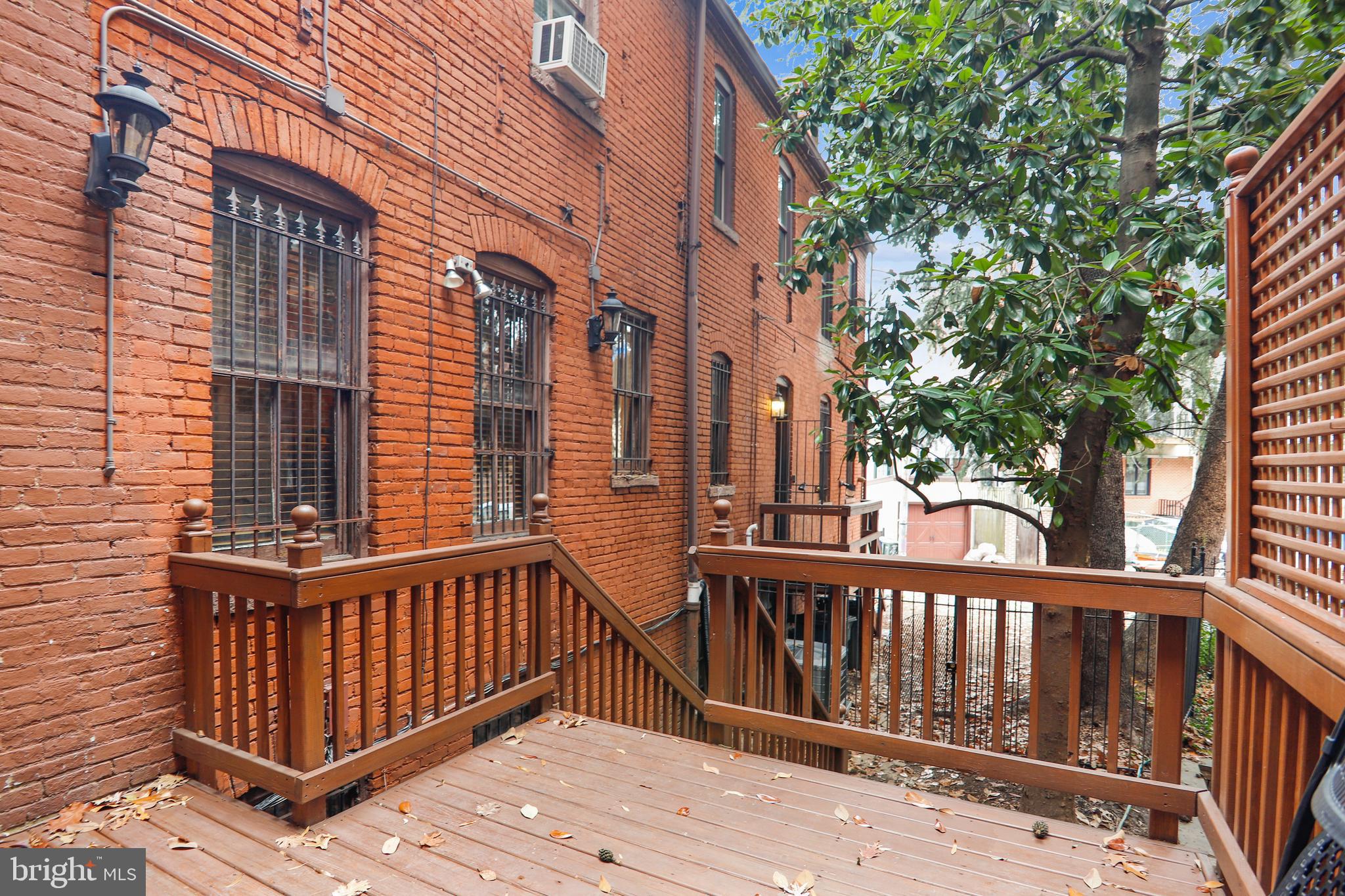 23 Logan Circle Northwest Washington, DC 20005 - Photo 23 of 59 Deck off the rear. Fun for coffee or cocktails.