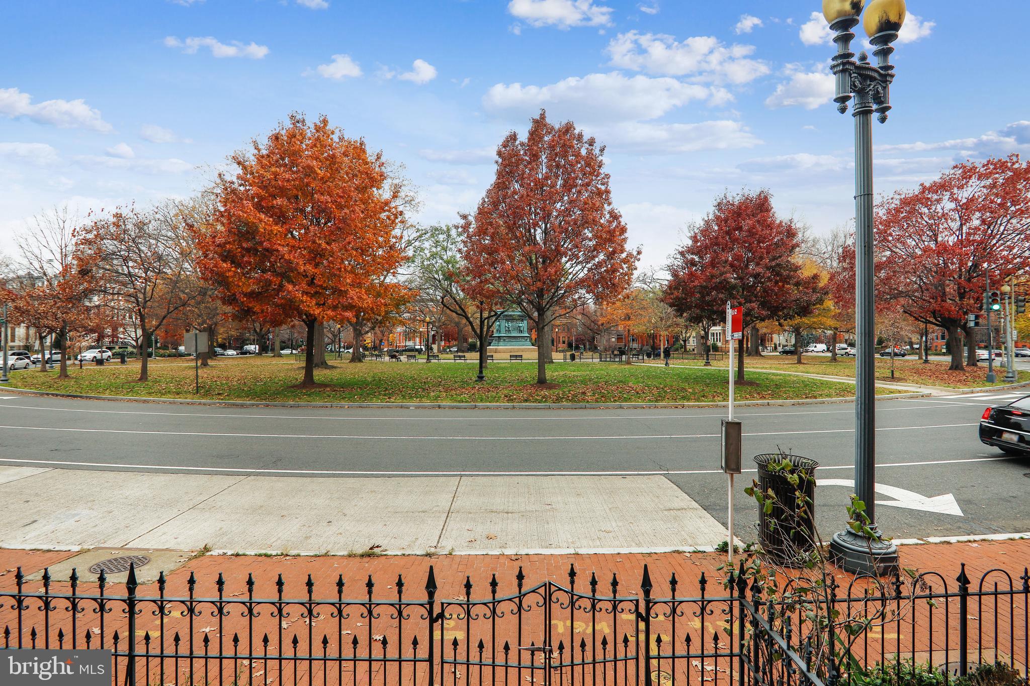 23 Logan Circle Northwest Washington, DC 20005 - Photo 29 of 59 Looking out at the Circle.
