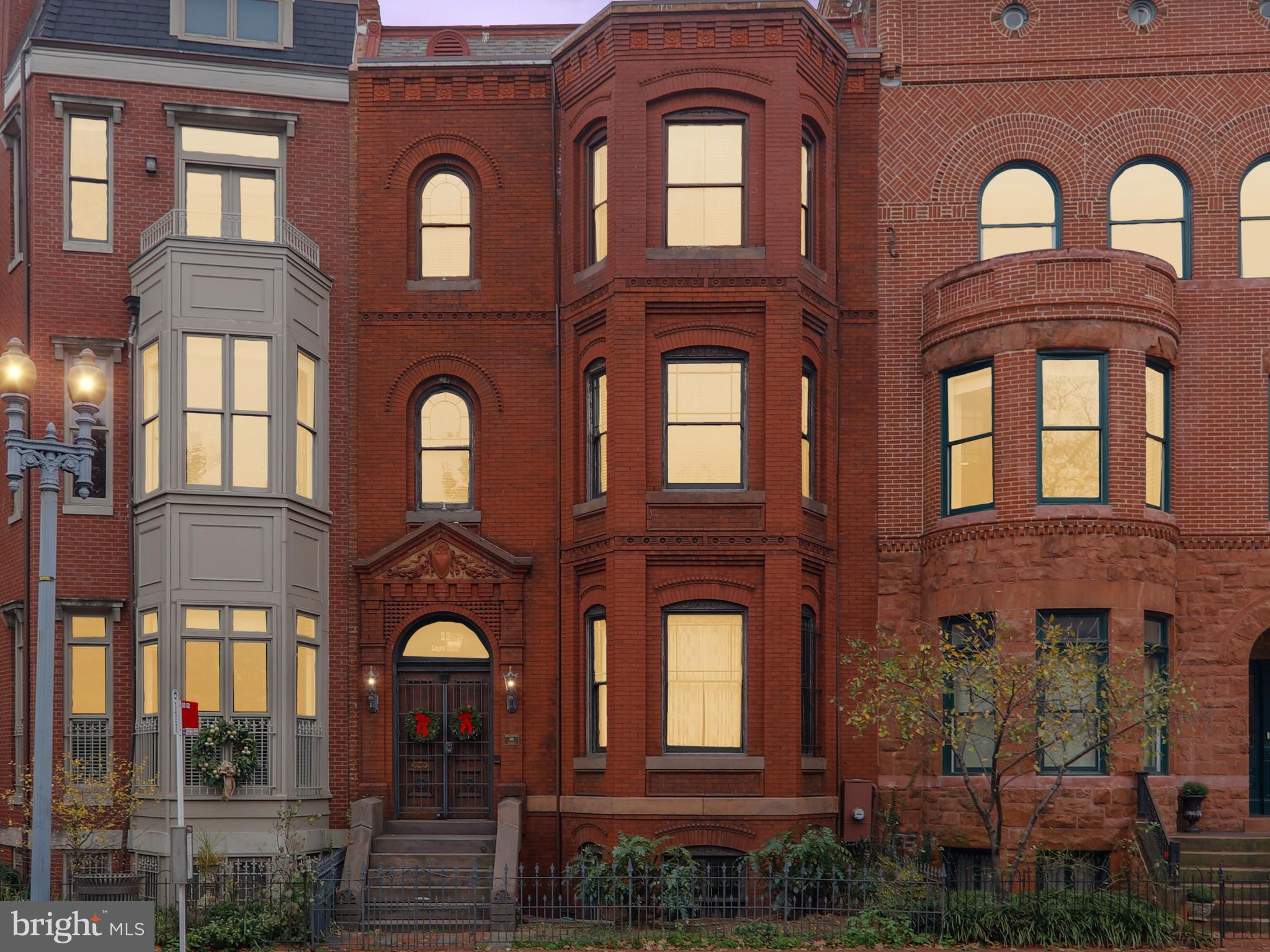 23 Logan Circle Northwest Washington, DC 20005 - Photo 55 of 59 Sunset illuminating the windows.